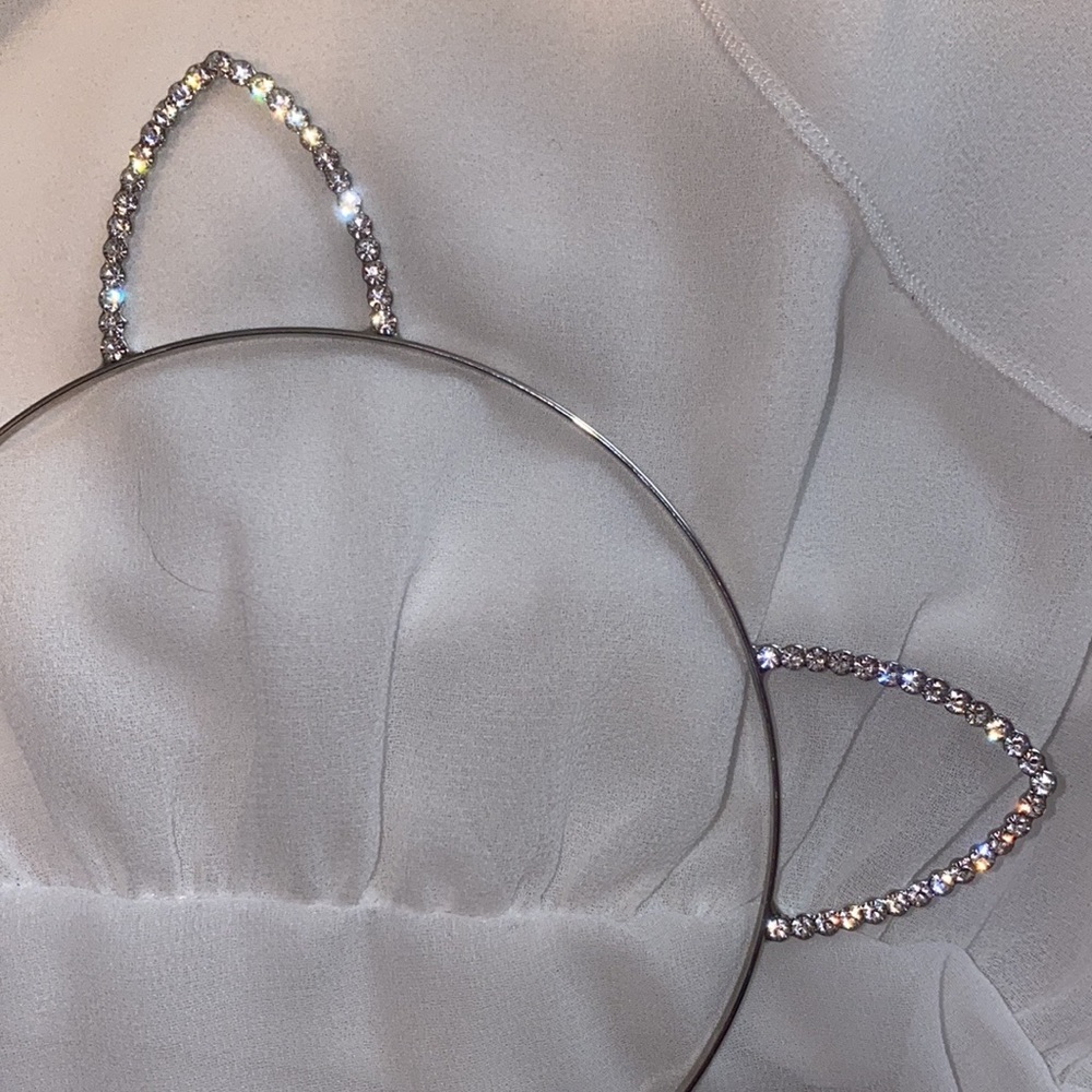 Crystal Cat Ear Headband